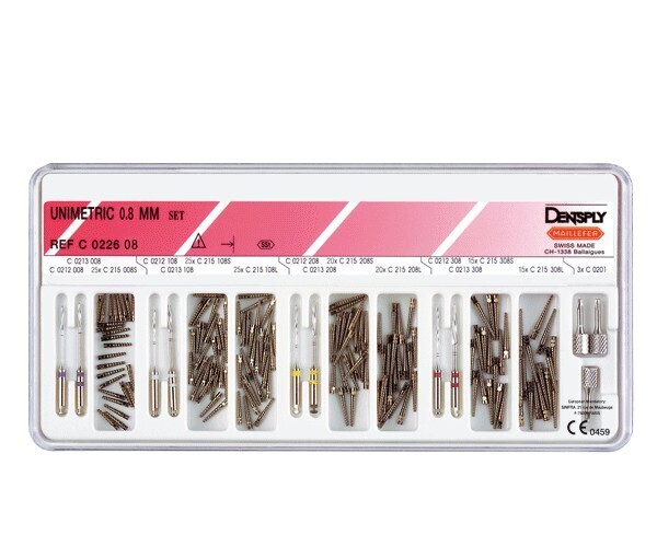 UNIMETRIC TITANIO ESTUCHE SURTIDO 0,8MM
DENTSPLY MAILLEFER