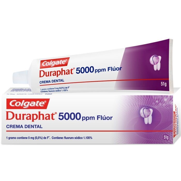 DURAPHAT 5000 ppm CREMA DENTAL DESENSIBILIZANTE CON FLUOR
COLGATE