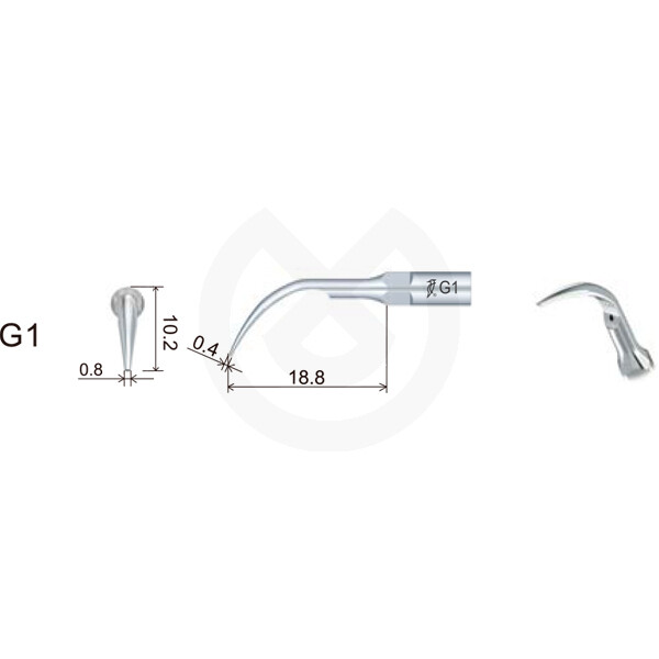 INSERTO PUNTA ULTRASONIDO COMPATIBLE SIRONA. GS1
WOODPECKER
