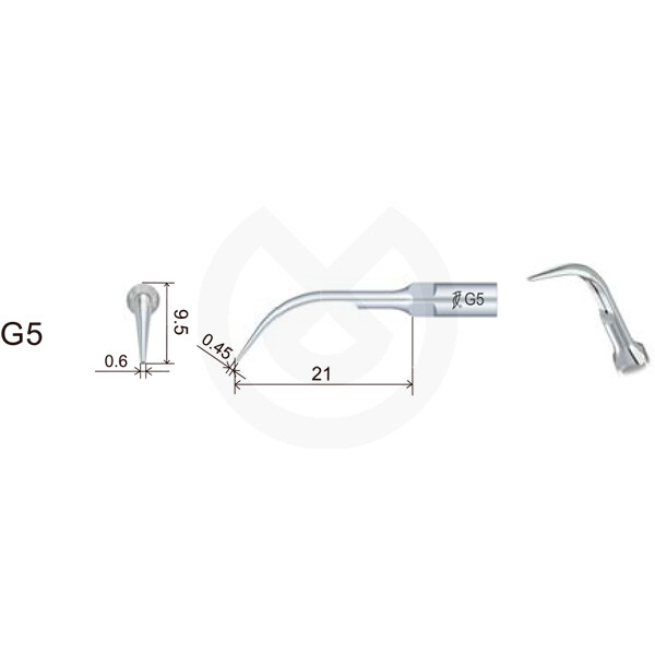INSERTO PUNTA ULTRASONIDO COMPATIBLE EMS/MECRON. G5 (S1 DE MECTRON)
WOODPECKER