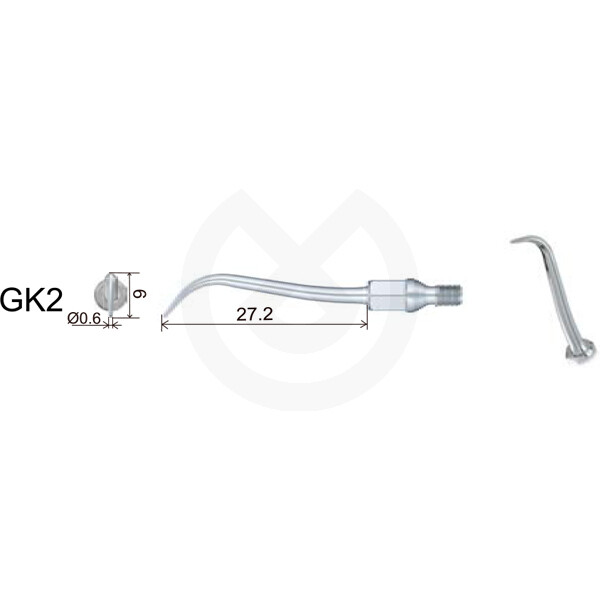 INSERTO PUNTA ULTRASONIDO COMPATIBLE KAVO.GK2(6 KAVO/S2 SIRONA/S2 NSK)
WOODPECKER