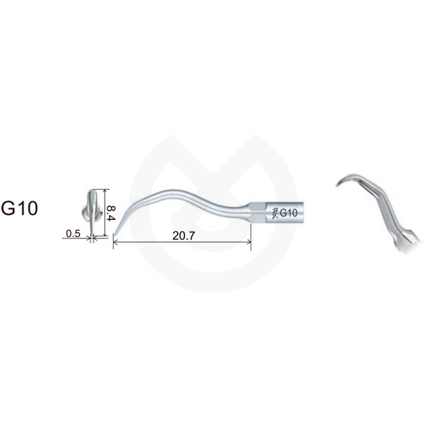 INSERTO PUNTA ULTRASONIDO  COMPATIBLE EMS/MECRON. G10
WOODPECKER