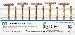PULIDOR DIACOMP PLUS TWIST C.A. DCP14M Y DCP14F 10 UDS.
EVE