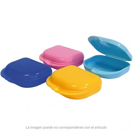 CAJA ORTODONCIA 80X78X28MM. COLORES SDO. 12U.
