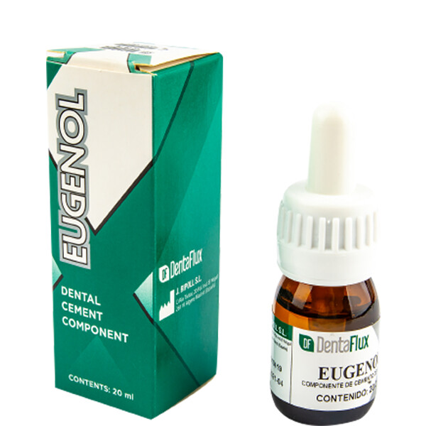 EUGENOL 20ML.
DENTAFLUX
 SELLADOR DE CANALES