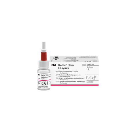 KETAC CEM EASY MIX LIQUIDO 12ML.
3M
CEMENTO DEFINITIVO
