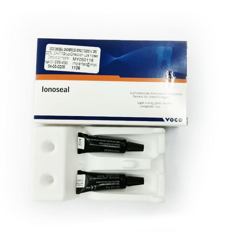 IONOSEAL CEMENTO 2X4GR.FONDO CAVIDAD VOCO