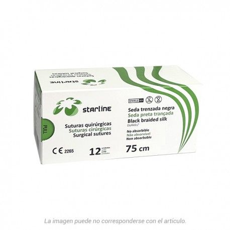 SUTURA SEDA 12 UNIDADES  STARLINE