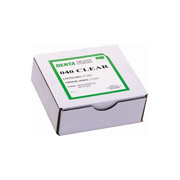PLANCHAS CLEAR .040 1MM DENTAFLUX