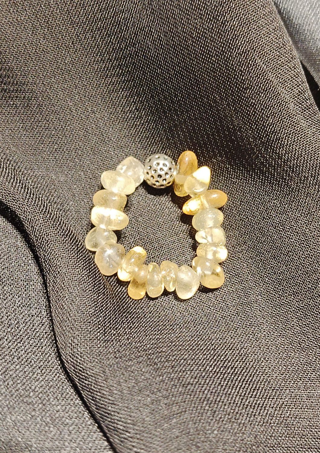 Bague en Citrine chips