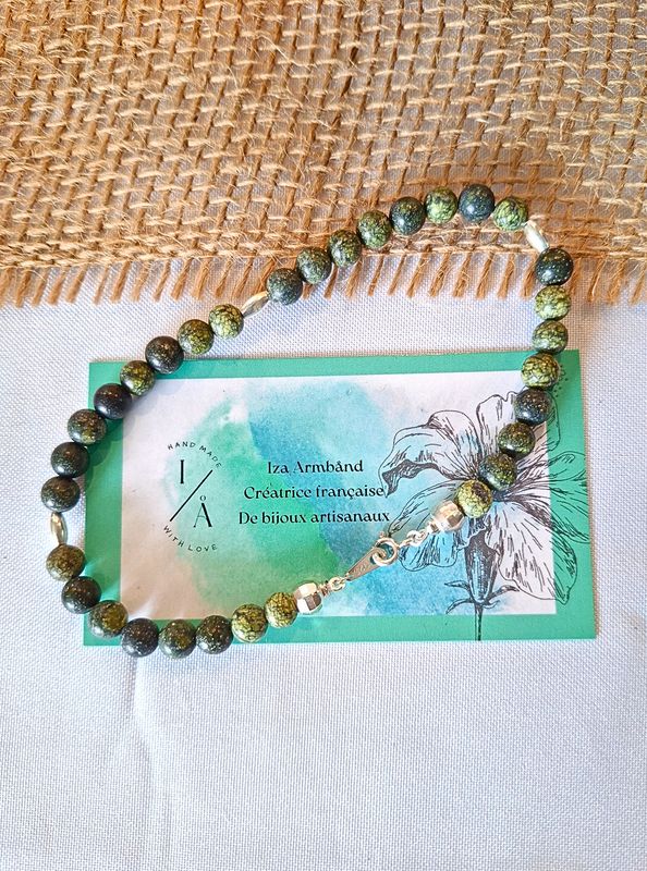 Bijou de cheville Argent925 en Serpentine