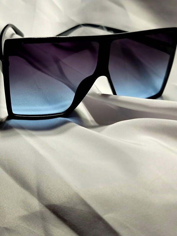 Super Star-purple blue lens (Black Frames)