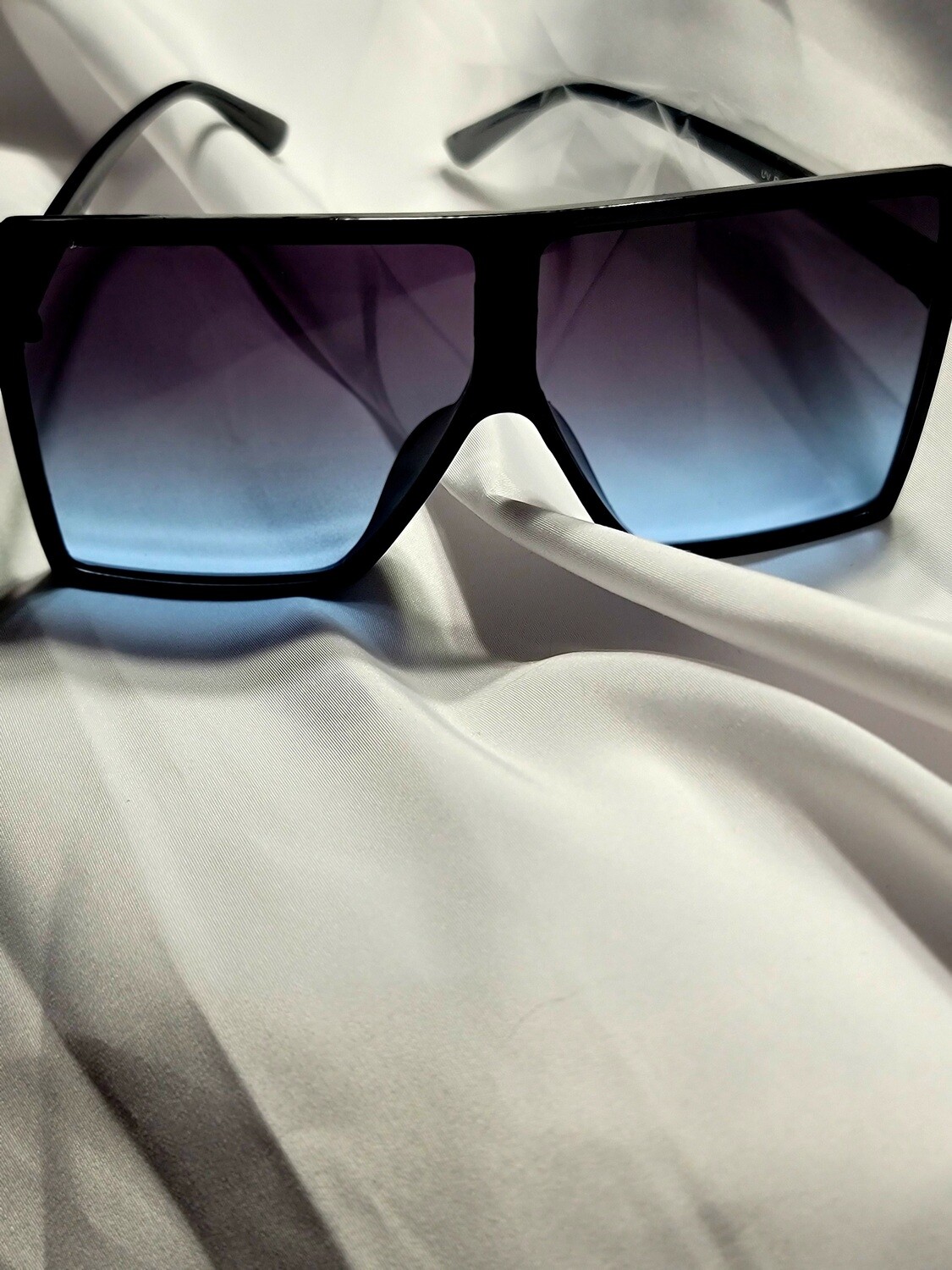 Super Star-purple blue lens (Black Frames)