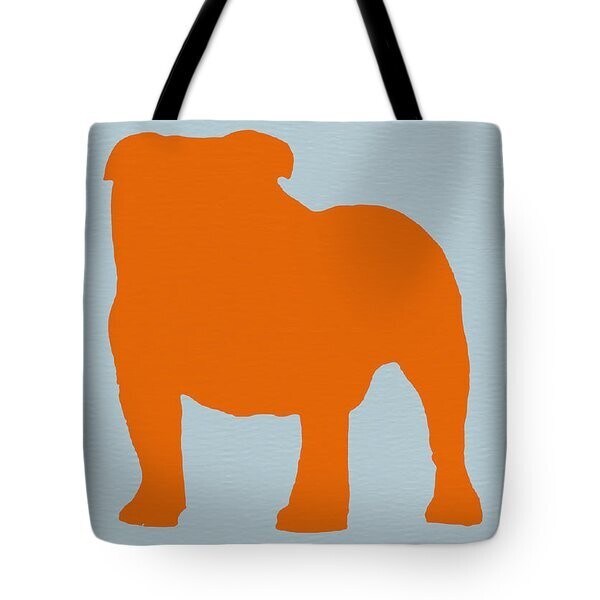 French Bulldog Orange Tote Bag