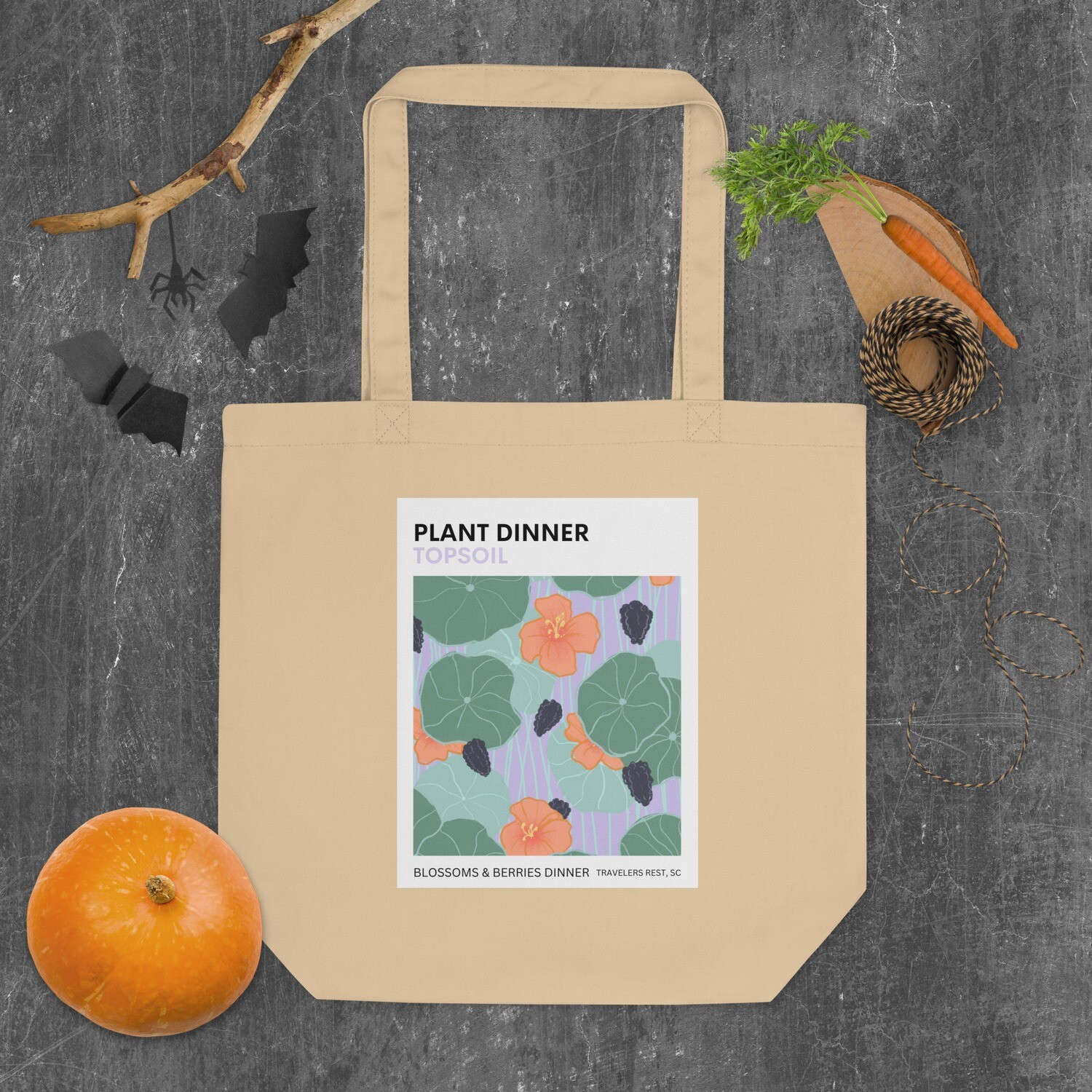 Blossom and berries dinner Eco Tote Bag
