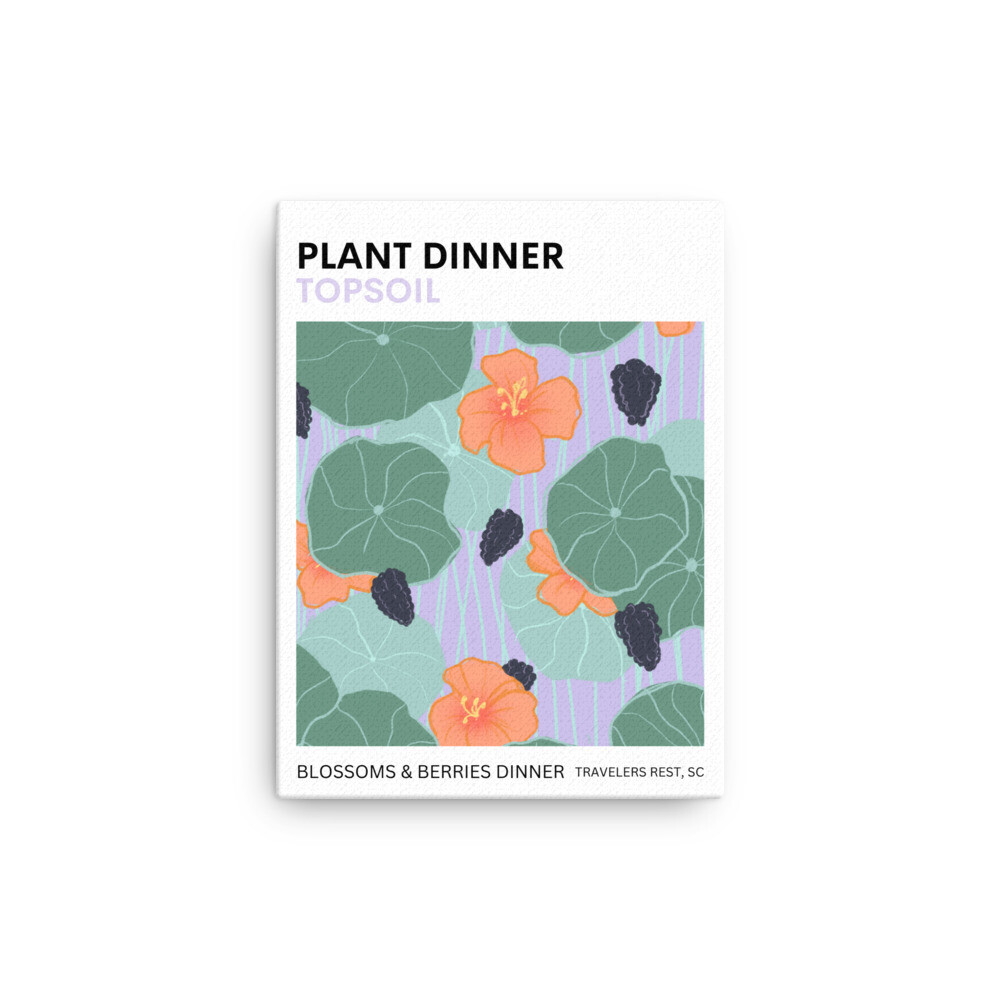 Blossom and berries Thin canvas