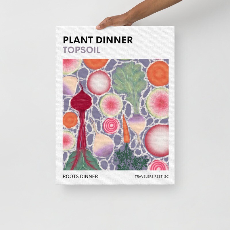 Root dinner Thin canvas