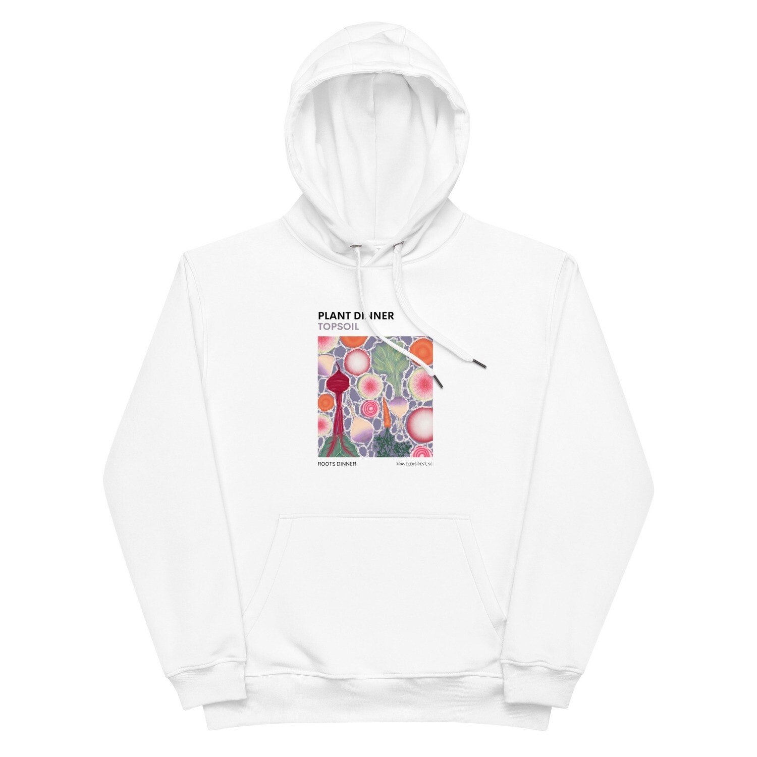 Root dinner premium eco hoodie