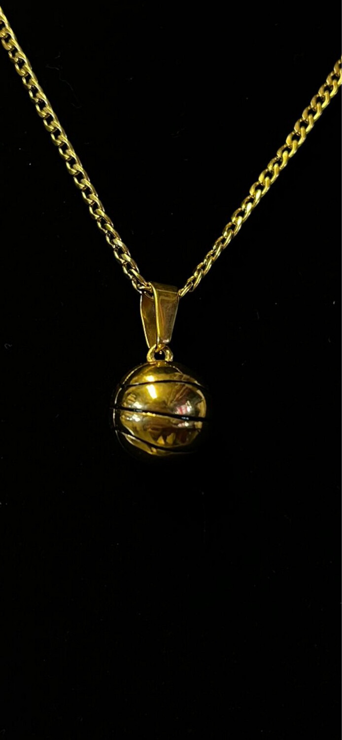 Cadena y Bola de Baloncesto