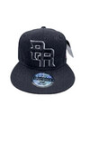 Gorra PR SnapBack Negra PR Negro Y Blanco