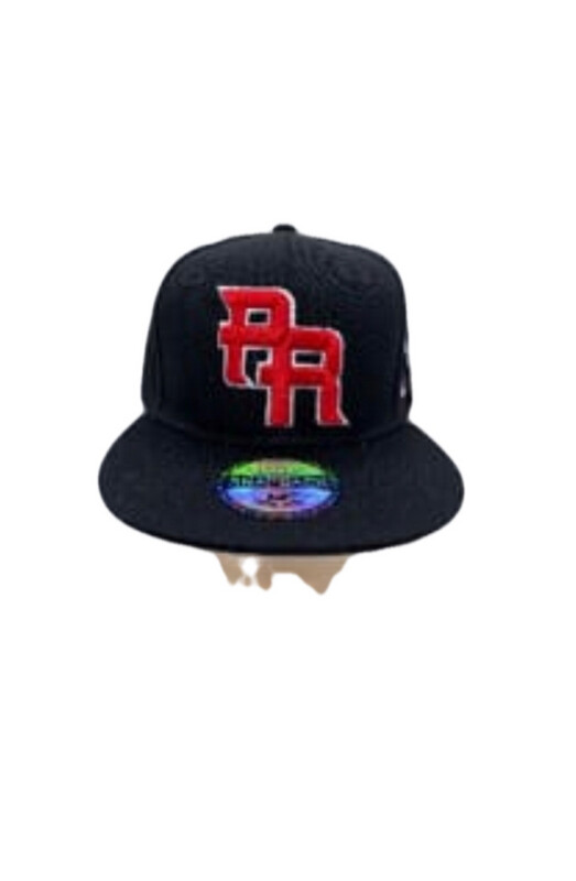 Gorra PR SnapBack Negra PR Rojo