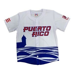 Camisa Jersey Puerto Rico Clásico Baseball 2023 ( NIÑ@ ) (Garita)