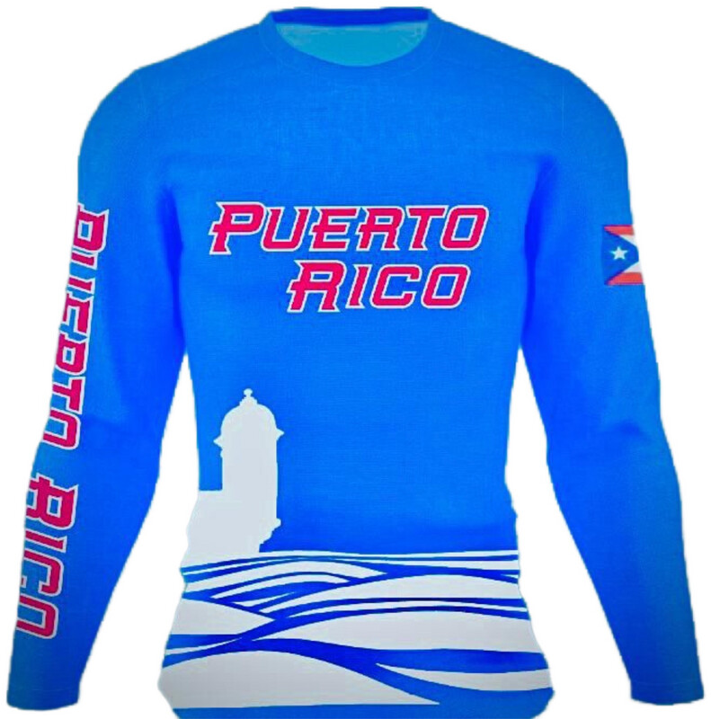 Camisa Puerto Rico “Rash Guard” Clásico Baseball 2023                     (Edición Limitada)