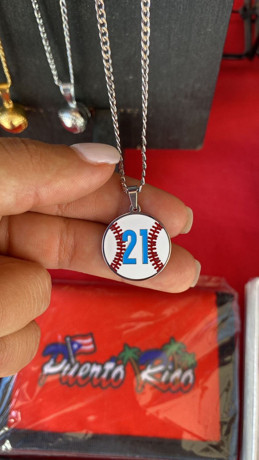 Cadena Y Charm Bola Pelota #21