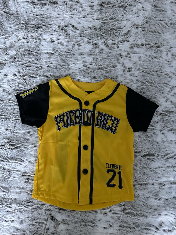 Camisa Jersey Clemente Puerto Rico Niño