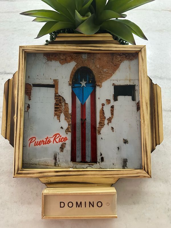Tope De Domino Puerta Bandera ( Hecho En PR)