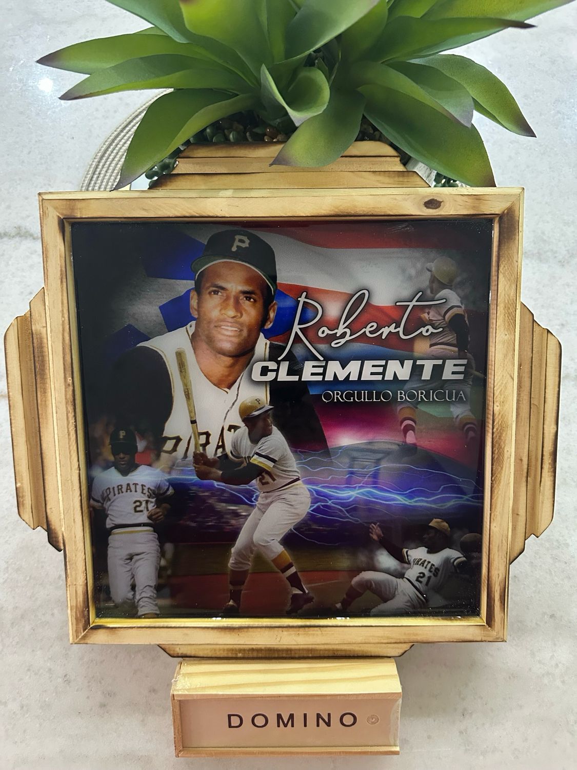 Tope De Domino  Roberto Clemente ( Hecho en PR)