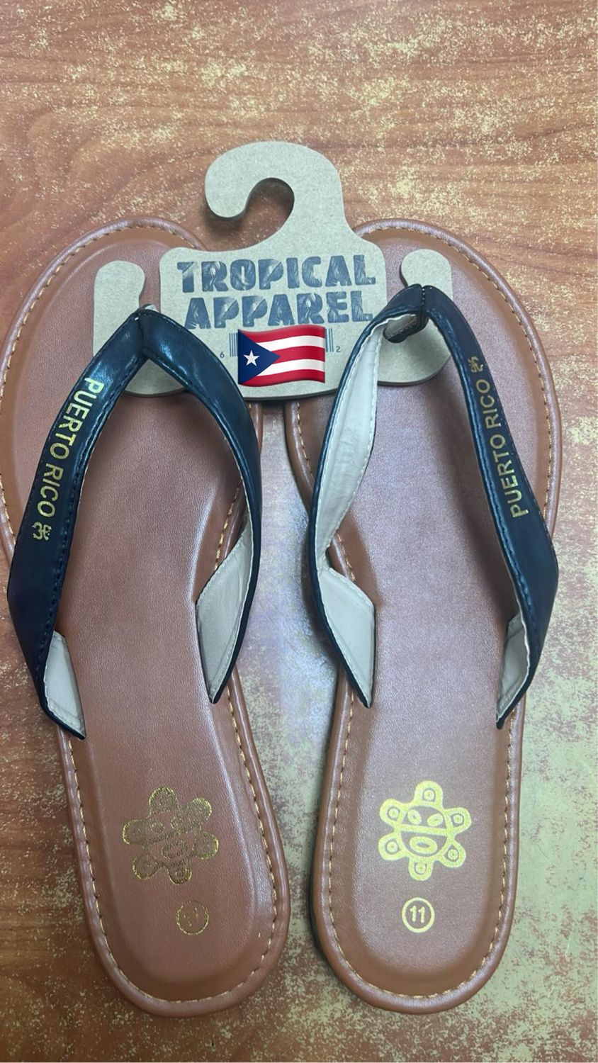 Sandalia de Puerto Rico para Dama ( Color Negra)