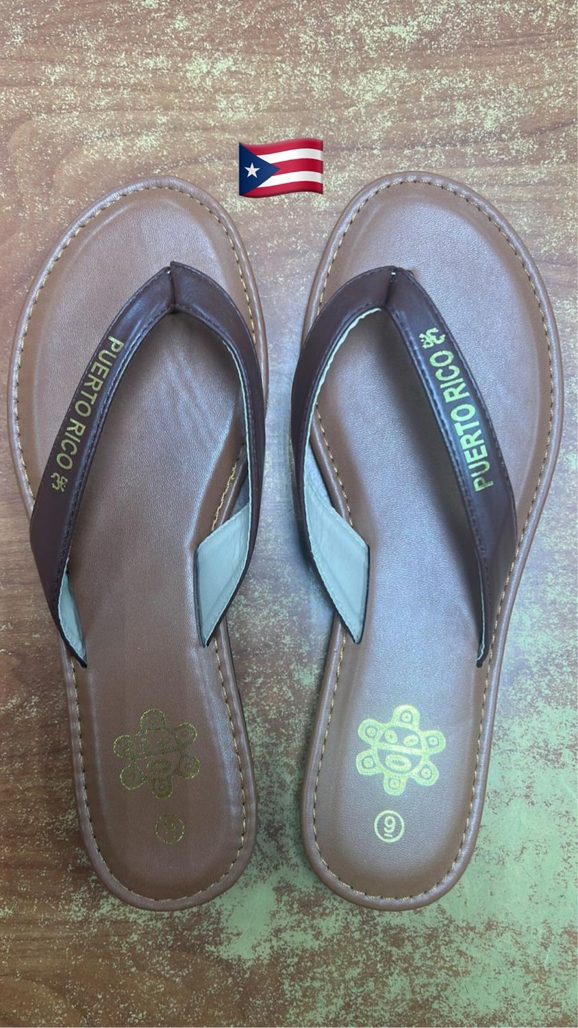 Sandalia de Puerto Rico para Dama ( Color Marron)