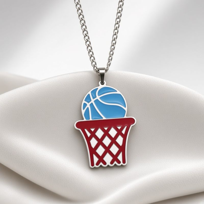 Cadena Y Charm Baloncesto (Multi)