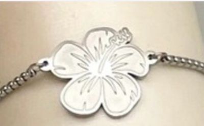 Pulcera De Mano Flor Maga de PR en 4 Colores ( Ajustable )