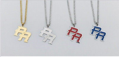 Cadena Y Charm PR Disponible en varios colores, dorado, plata, roja y azul. ( Material Stainless Steel )