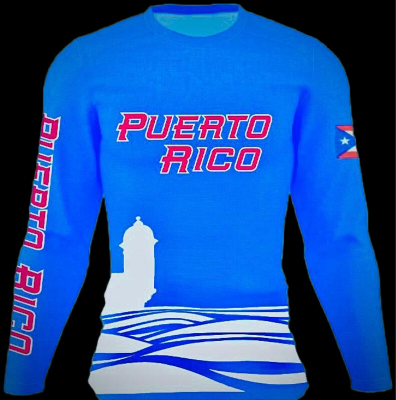 Camisa Puerto Rico “Rash Guard” Clásico Baseball 2023                     (Edición Limitada)