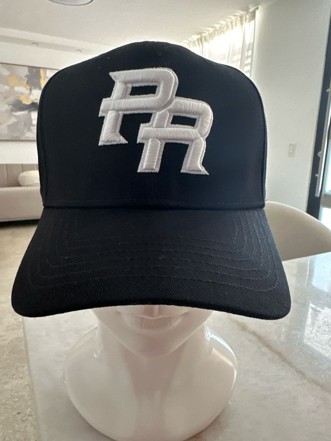 Gorra PR Negra Y Silver Snap Back