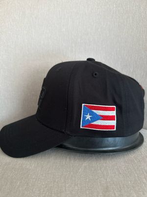 Gorra PR Negra Y Negra (ajustable)