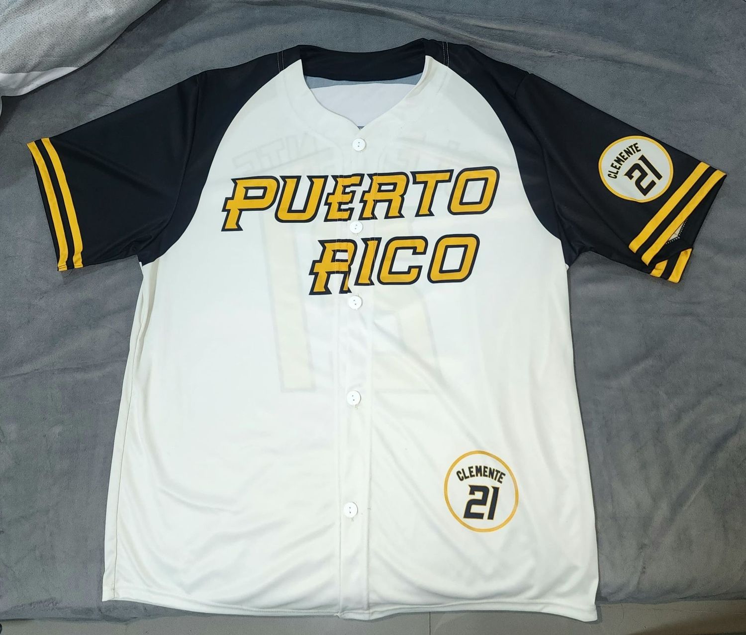 Camisa PR Clemente PR 21 Crema ( Niño) Jersey