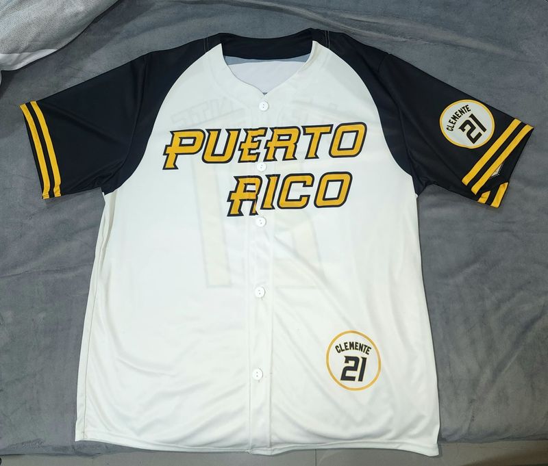 Camisa PR Clemente PR 21 Crema ( Niño) Jersey