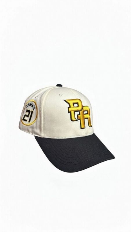 Gorra PR Amarilla, Crema Y Negra 21 Ajustable