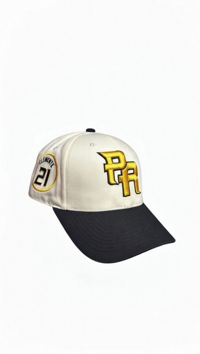 Gorra PR Amarilla, Crema Y Negra 21 Ajustable