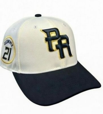 Gorra PR Crema Y Negra 21 Ajustable