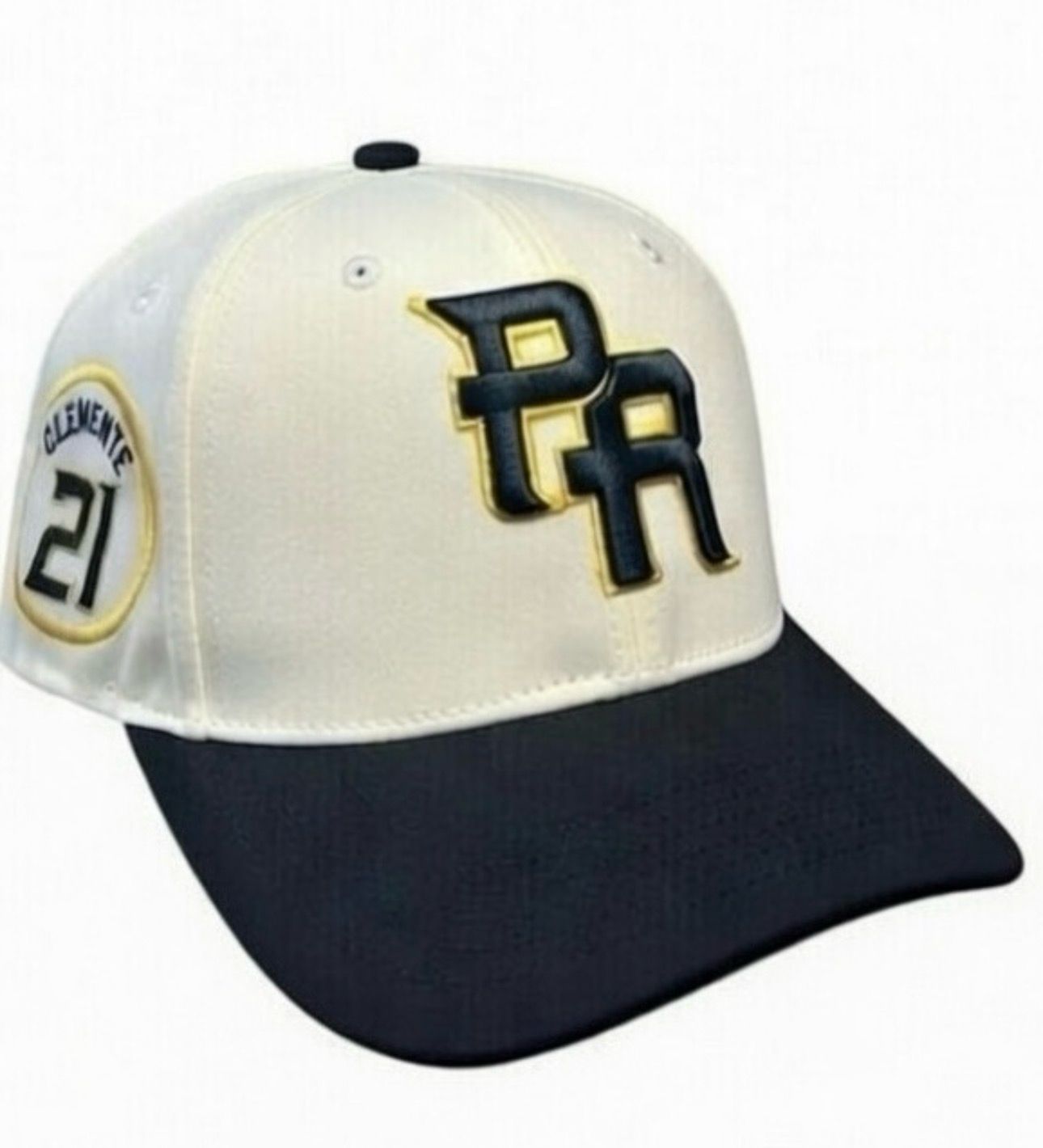 Gorra PR Crema Y Negra 21 Ajustable