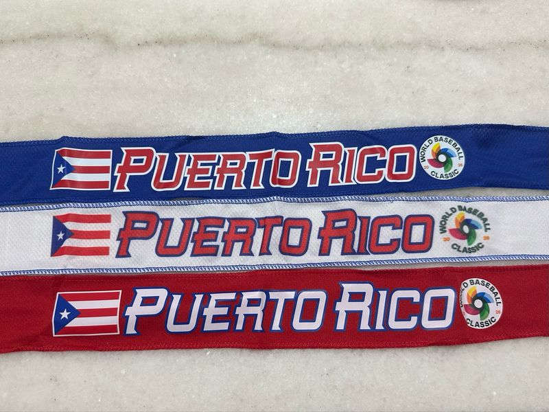 Cintas de PR para Apoyar En Clásico Mundial De Baseball ( Niño Y Adulto) Paquete De 3 Cintas Por $15.00. ( 1 De Cada Color) Equivale A 1 Orden.