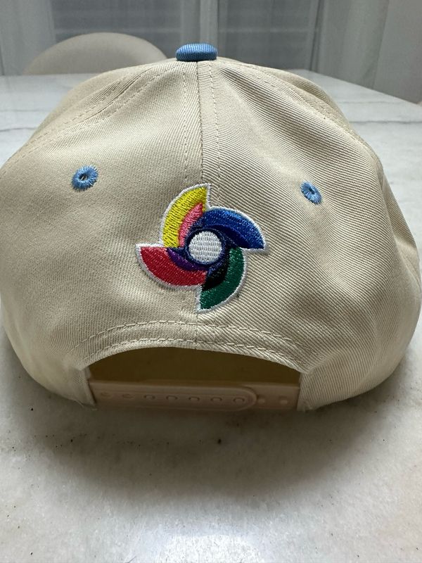 Gorra PR Azul Claro Y Crema ( Ajustable)