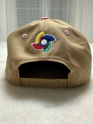 Gorra PR Rosa Y Crema ( Ajustable )