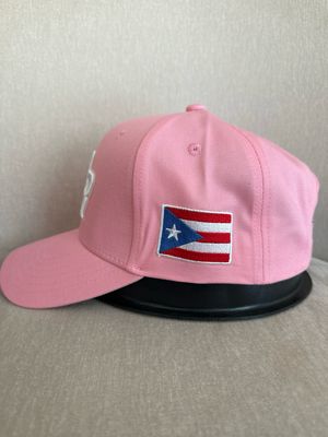 Gorra PR Blanco Y Rosa ( Ajustable )