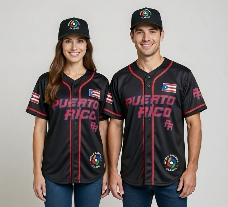 Camisa PR Jersey Clásico Baseball 2026 ( Adulto )